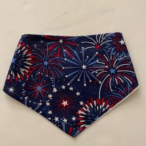 Patriotic dog bandanna for medium to large size dog NEW